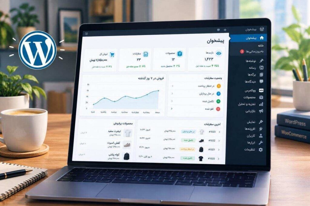 پیشخوان ورد پرس